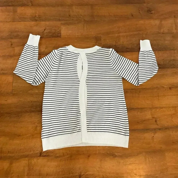 Eight 18 Striped Long Sleeve Womens‎ Pullover Sweater Size Large - Picture 5 of 7